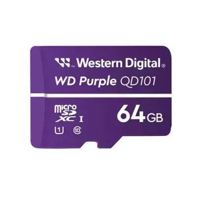 Western Digital WD Purple SC QD101 64 GB MicroSDXC Class 10 - Thumbnail 2