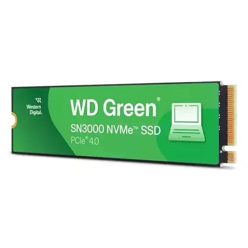 Western Digital Green SN3000 1 TB M.2 PCI Express 4.0 NVMe QLC 3D NAND - Image 1