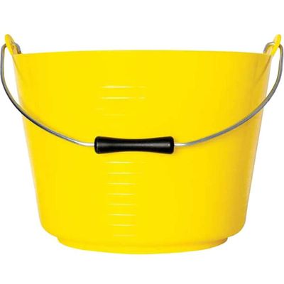 Red Gorilla TT4/Y Flexible Tub Bucket 22 Litre