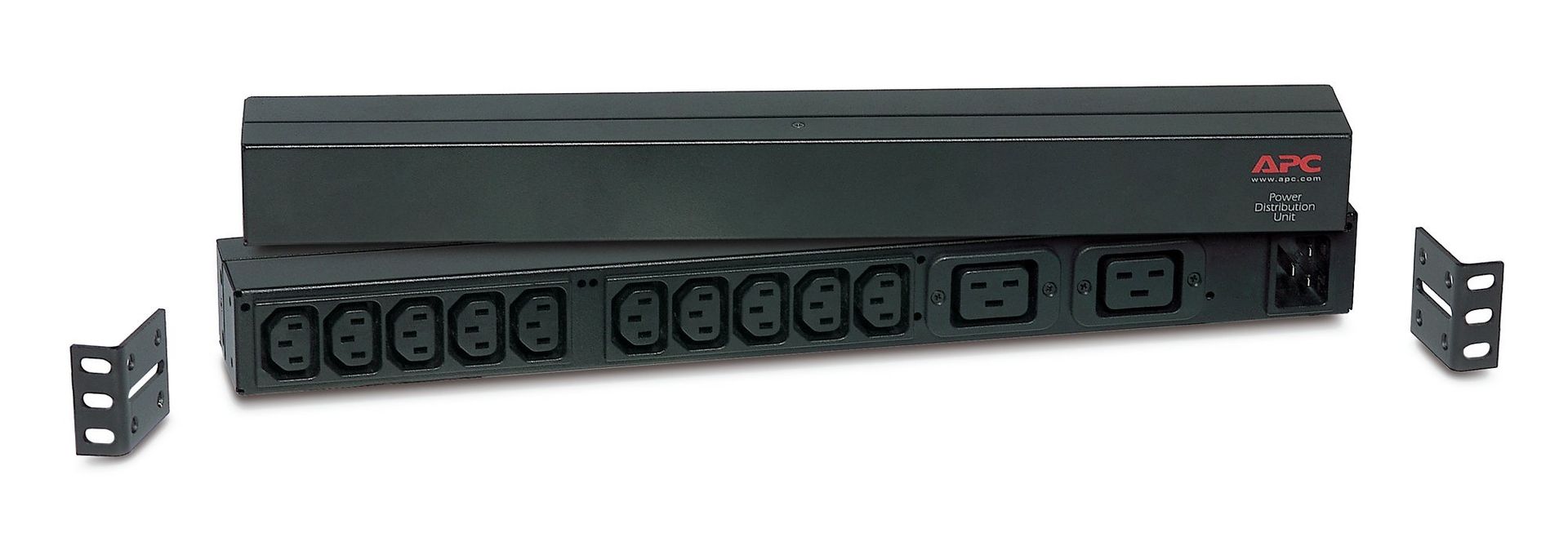 APC RACK PDU BASIC 1 U 16A 230V power distribution unit (PDU) 12 AC outlet(s) 0U/1U Black - Image 1