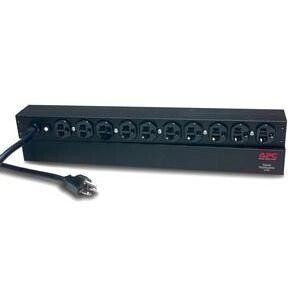APC Rack PDU, Basic, 1U, 20A, 120V power distribution unit (PDU) Black - Image 1