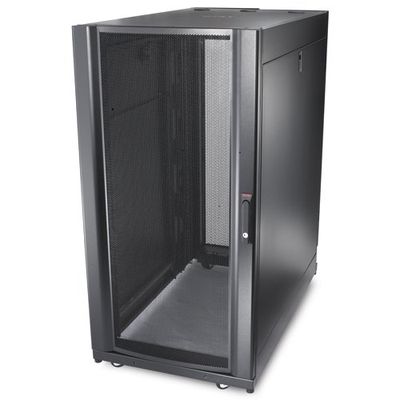APC NetShelter SX Server Rack Enclosure 24U Shock Packaging 1250 lbs Black 1200H x 600W x 1070D mm