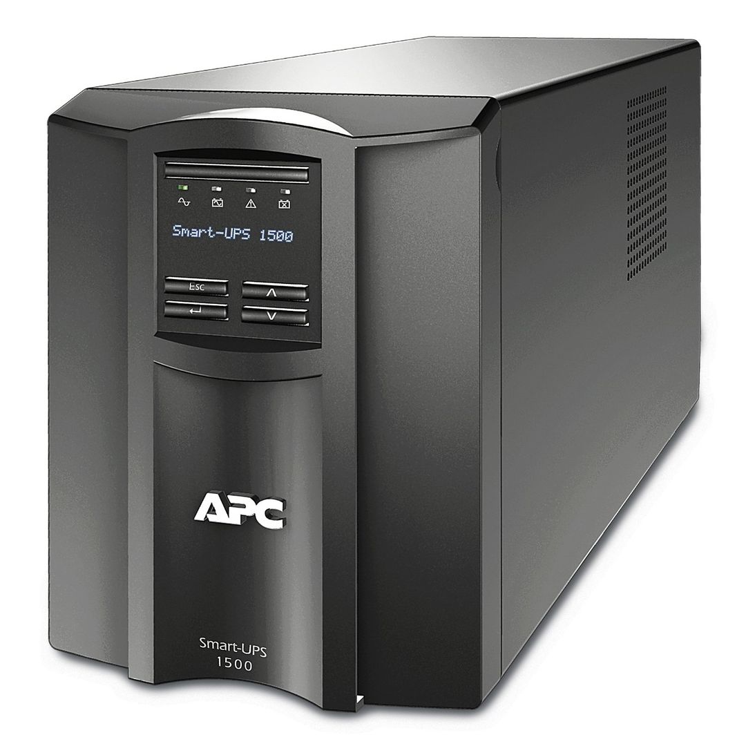 APC Smart-UPS, Line Interactive, 1500VA, Tower, 230V, 8x IEC C13 outlets, SmartSlot, AVR, LCD - Image 1