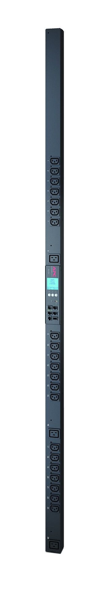 APC Rack PDU 2G Metered by Outlet with Switching ZeroU 20A/208V 16A/230V (21) C13 & (3) C19 - Image 1