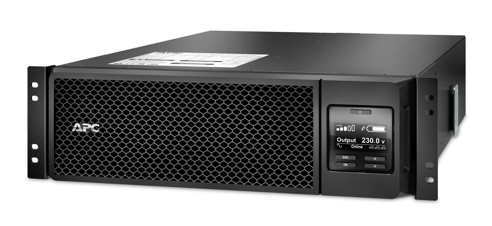 APC Smart-UPS On-Line SRT5KRMXLI - 5000VA 6x C13 4x C19 output rack mountable Embedded NMC - Image 1