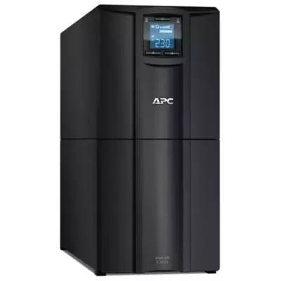 APC Smart-UPS C, Line Interactive, 3kVA, Tower, 230V, 8x IEC C13+1x IEC C19 outlets, USB and Serial communication, AVR, Graphic LCD - Thumbnail 2
