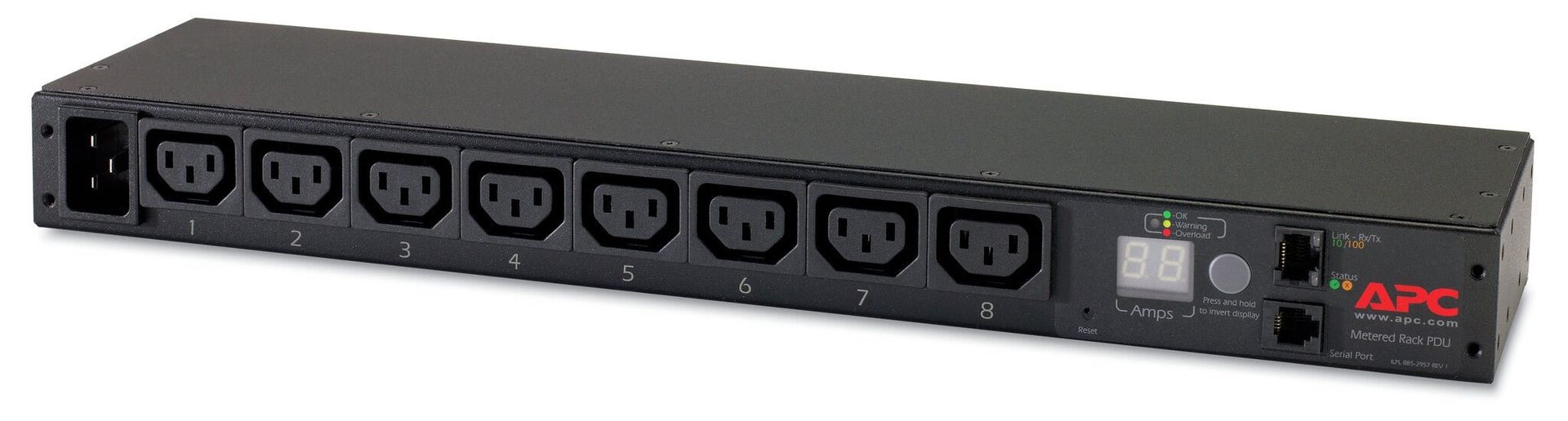 APC AP7821B power distribution unit (PDU) 8 AC outlet(s) 0U/1U Black - Image 1