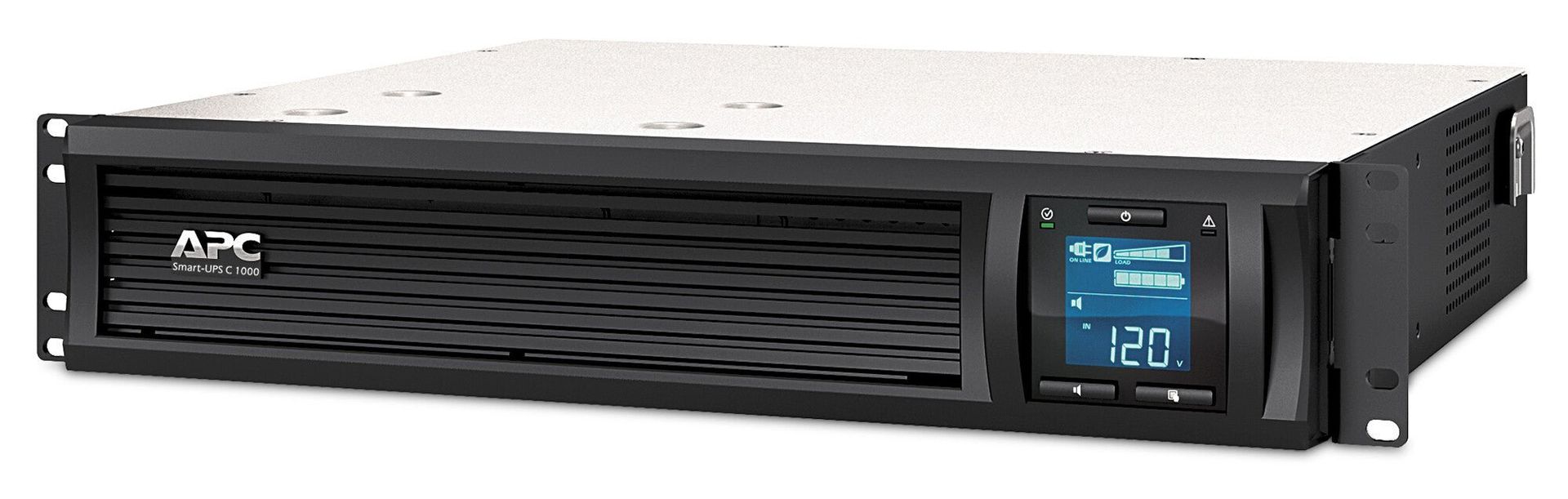 APC Smart-UPS C Line Interactive 1000VA Rackmount 2U 230V 4x IEC C13 outlets SmartConnect port USB and Serial communication AVR Graphic LCD - Image 1