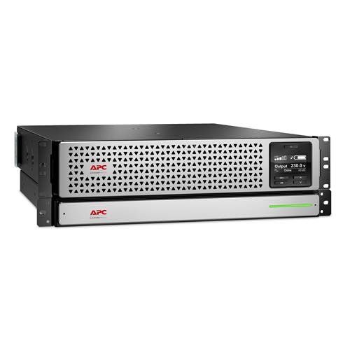 APC Smart-UPS On-Line, 1500VA, Rackmount 3U, 230V, 8x C13 IEC outlets, Network Card, Extended runtime, W/ rail kit, W/ Lithium-ion external battery - Image 1