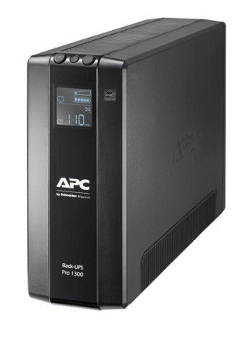 APC Back-UPS Pro 1300VA/780W Tower 230V 8x IEC C13 outlets AVR LCD User Replaceable Battery - Image 1