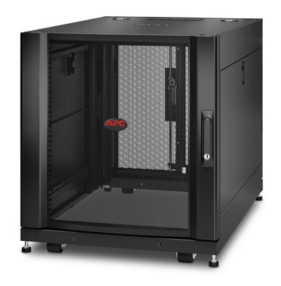 APC NetShelter SX Server Rack Enclosure 12U Black 658H x 600W x 900D mm