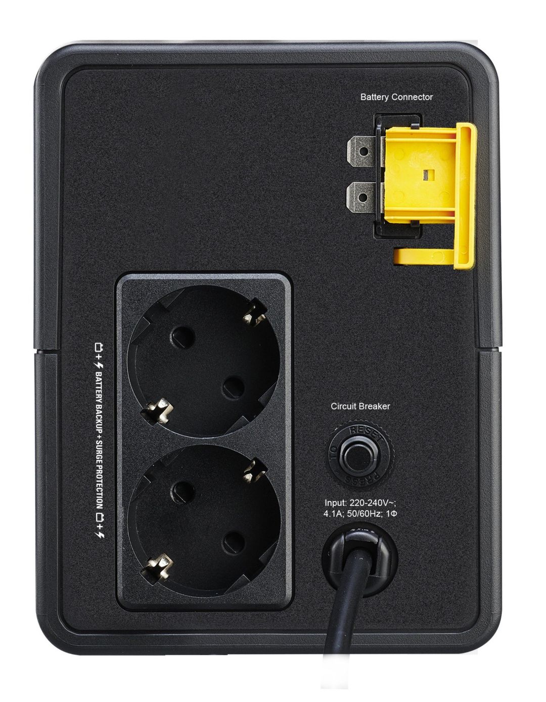 APC BVX900LI-GR uninterruptible power supply (UPS) Line-Interactive 0.9 kVA 480 W 2 AC outlet(s) - Image 1