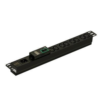 APC Easy Rack PDU Metered 1U 1 Phase 3.7kW 230V 16A 8 x C13 outlets IEC60320 C20 inlet