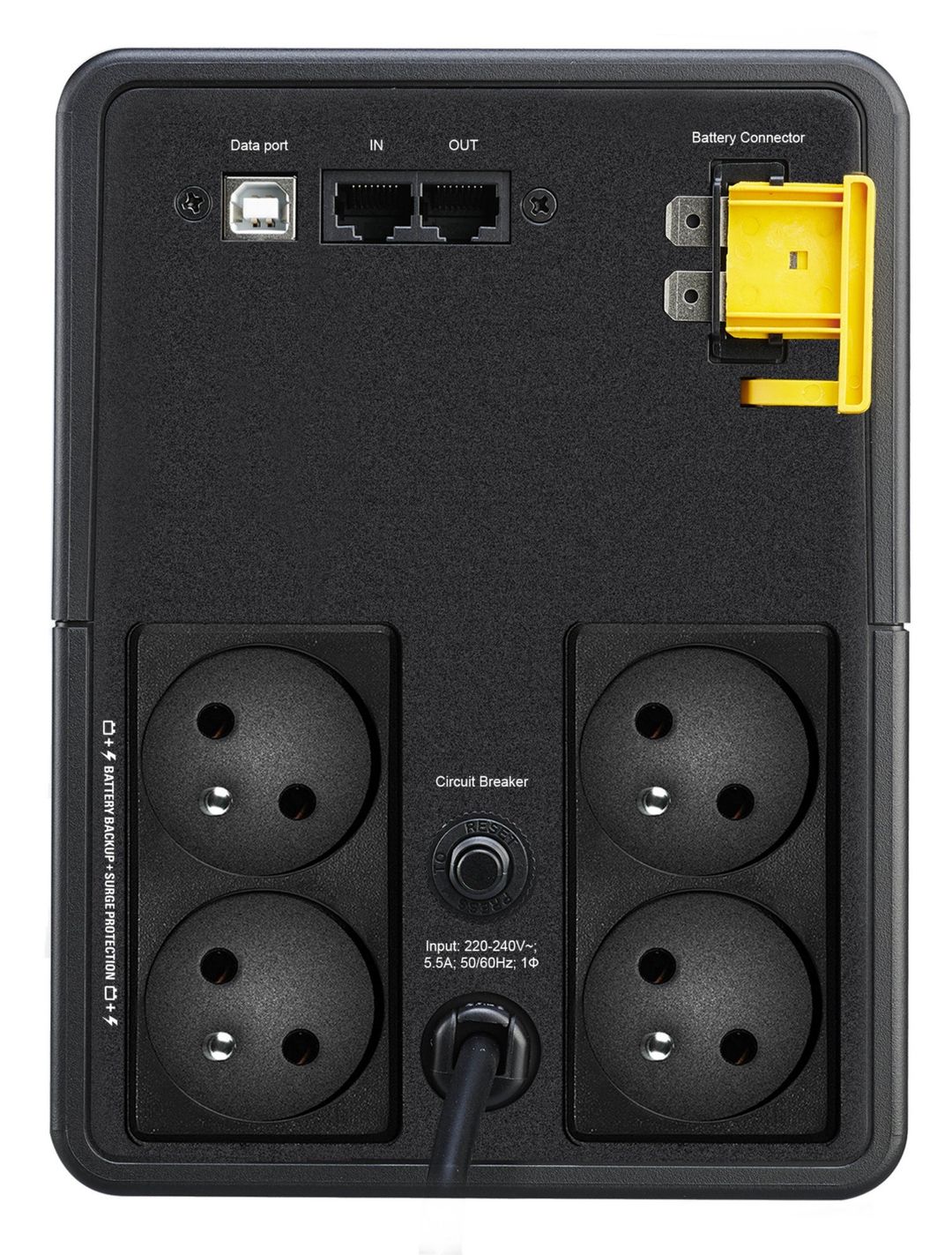 APC Back-UPS, 1200VA, Tower, 230V, 4x CEE 7/5 French Schuko outlets, AVR - Image 1