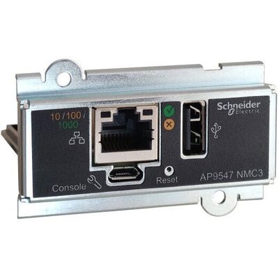 APC Network Management Card Network Management Cards for Easy UPS 3 Series 3-Phase remotely monitor and manage the UPS - Thumbnail 2