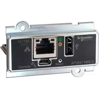 APC Network Management Card Network Management Cards for Easy UPS 3 Series 3-Phase remotely monitor and manage the UPS