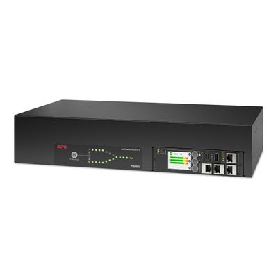 APC Netshelter Rack Automatic Transfer Switch 2U 32A 230V 2 IEC 309 IN 16 C13 2 C19 OUT 50/60 Hz
