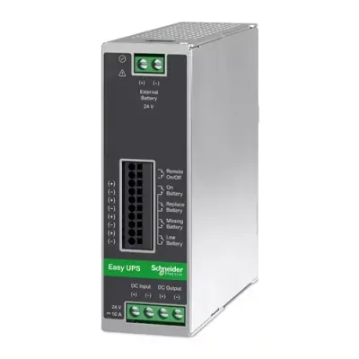 APC BVS480XDPDR 24V DC UPS – 480Watt, 24V, 20A, DIN-Rail mounting, Power Module without battery - Thumbnail 2