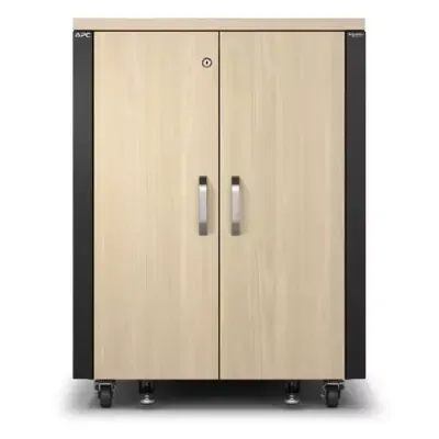 APC NetShelter Soundproof 17U Server Rack Enclosure 230V Maple