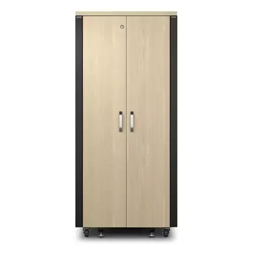 APC NetShelter Soundproof 32U Server Rack Enclosure 230V Maple - Image 1