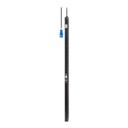 APC Easy Rack PDU, Metered Outlet, 0U, 1 Phase, 7.4kW, 230V, 32A, (20) C13 and (4) C19 outlets, IEC60309 2P+E inlet - Image 1