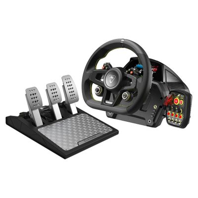 Turtle Beach VelocityOne Race Wheel and Pedal System with Force Feedback Magnetic Paddle Shifters and Hall Effect Sensors for Xbox Series X or S Xbox One and Windows. Officially licensed for Xbox