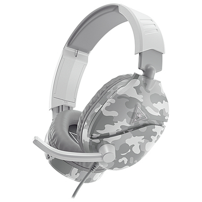 Turtle Beach Recon 70 Camo White Wired Multiplatform Gaming Headset for PS5 PS4 Xbox Series X or S Xbox One and Mobile with 3.5mm Wired Connection Flip-to-Mute Mic 40mm Speakers - Thumbnail 2