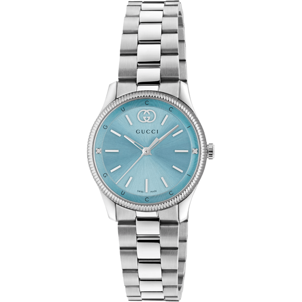 Gucci YA1265068 G-Timeless Blue Dial Ladies Watch - Image 1
