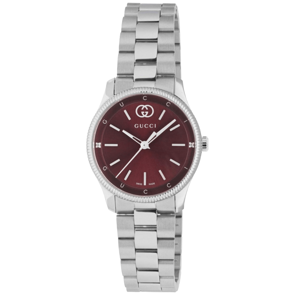Gucci YA1265069 G-Timeless Red Dial Ladies Watch - Image 1