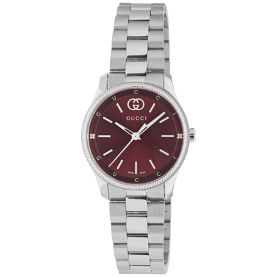 Gucci YA1265069 G-Timeless Red Dial Ladies Watch