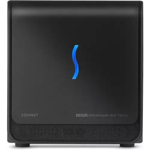 Sonnet SON-GPU-750WEX-TB3 Black 375 W 70 cm Windows 10 Mac OS X 11.0 Big Sur 185 mm - Image 1