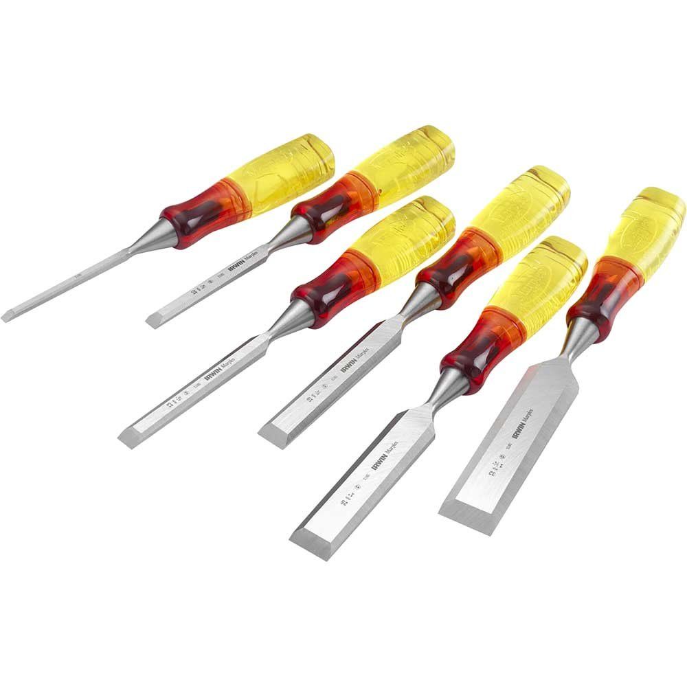 Marples M373 6 Piece Limited Edition Splitproof Bevel Edge Wood Chisel Set - Image 1
