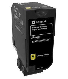 Lexmark 74C2HY0 toner cartridge 1 pc(s) Original Yellow - Image 1