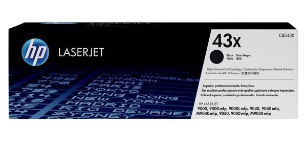 HP 43X High Yield Black Original LaserJet Toner Cartridge