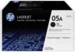 HP 05A 2-pack Black Original LaserJet Toner Cartridges