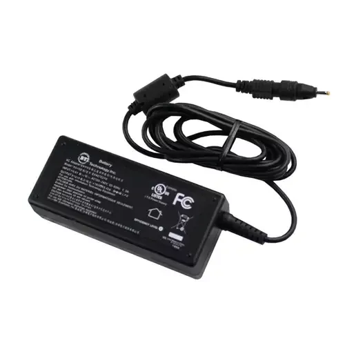 65W BTI AC Adapter with 2.4mm x 0.75mm (length 12mm) connector for use with Asus EEE models - Image 1