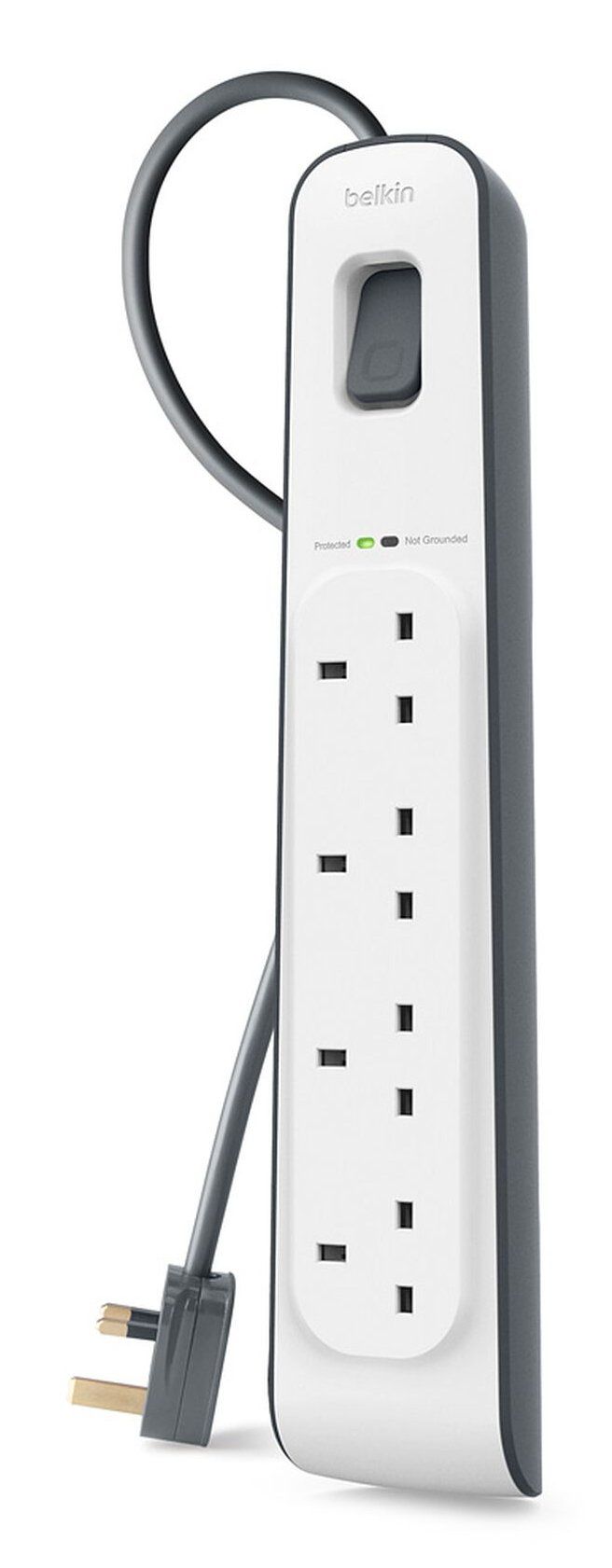 Belkin BSV400AF2M surge protector White 4 AC outlet(s) 2 m - Image 1