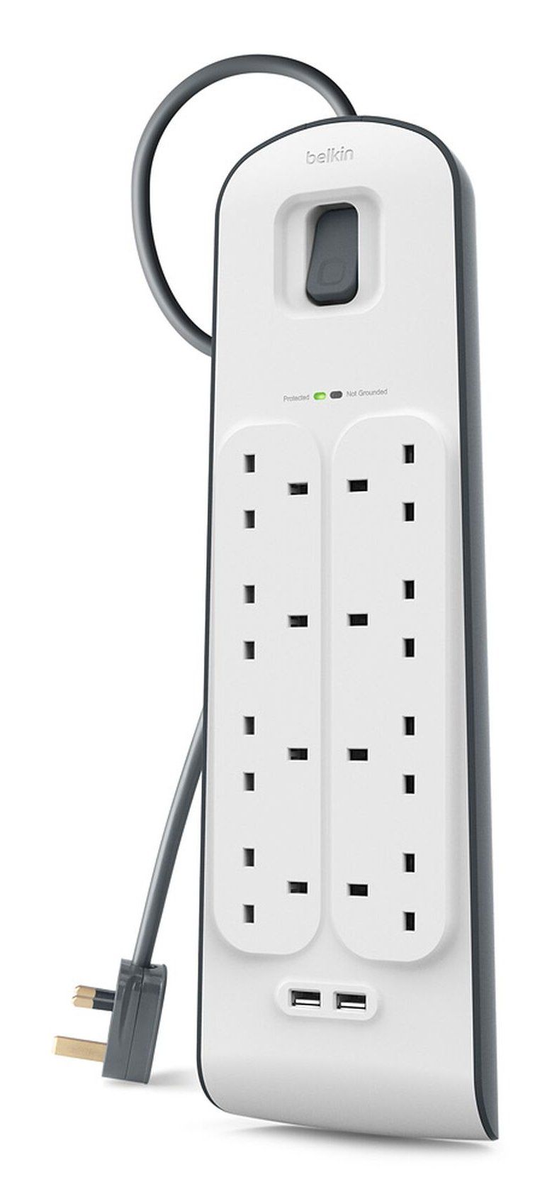 Belkin BSV604AF2M surge protector White 6 AC outlet(s) 2 m - Image 1