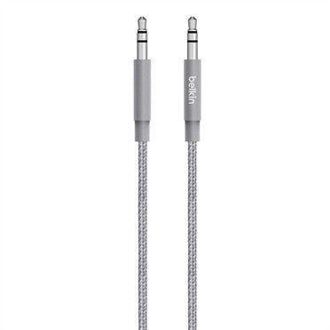 Belkin AV10164BT04-GRY. Connector 1: 3.5mm Connector 1 gender: Male Connector 2: 3.5mm Connector 2 gender: Male Cable length: 1.2 m Product colour: Grey