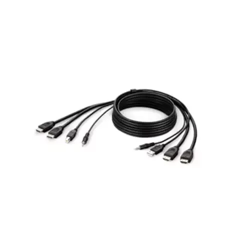 Belkin F1DN2CCBL-HH6T KVM cable Black 1.8 m - Image 1
