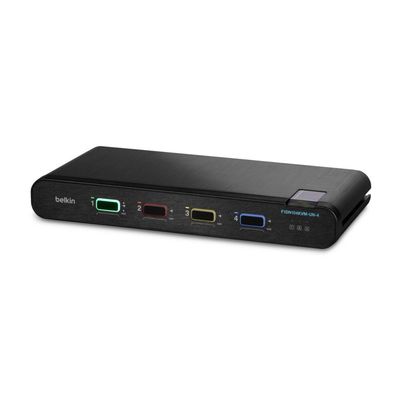 Belkin F1DN104KVM-UN-4 KVM switch Black - Thumbnail 3