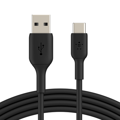 Belkin CAB001BT1MBK. Cable length: 1 m. Connector 1: USB A Connector 2: USB C Product colour: Black - Thumbnail 2