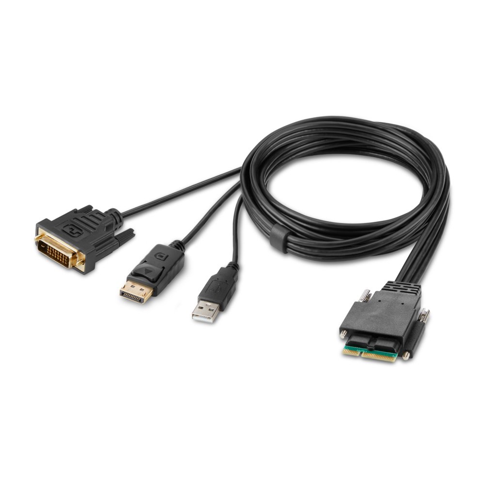 Belkin F1DN2MOD-HC-DP6 KVM cable Black 1.8 m - Image 1
