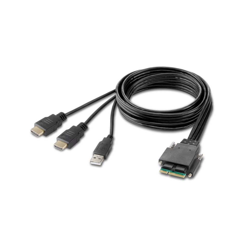 Belkin F1DN2MOD-HC-H06 KVM cable Black 1.8 m - Image 1