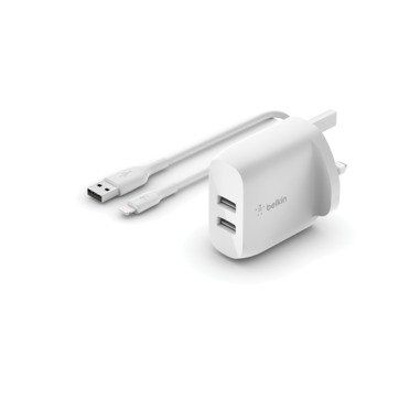 Belkin WCD001MY1MWH mobile device charger Universal White AC Indoor - Image 1