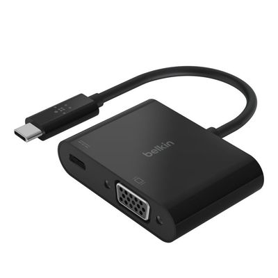 Belkin AVC001BTBK laptop dock/port replicator USB 3.2 Gen 1 (3.1 Gen 1) Type-C Black