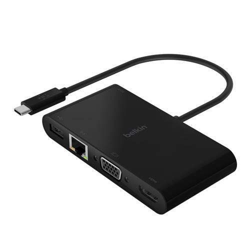 Belkin AVC004BTBK laptop dock/port replicator USB 3.2 Gen 1 (3.1 Gen 1) Type-C Black - Image 1