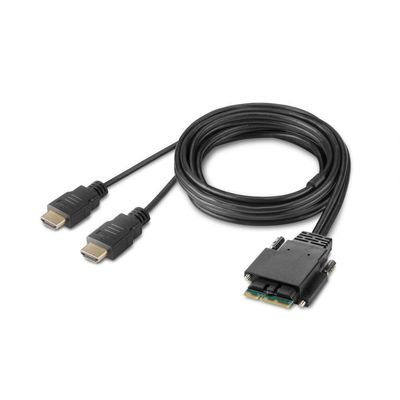 Belkin F1DN2MOD-CC-H06 KVM cable Black 1.8 m - Thumbnail 2