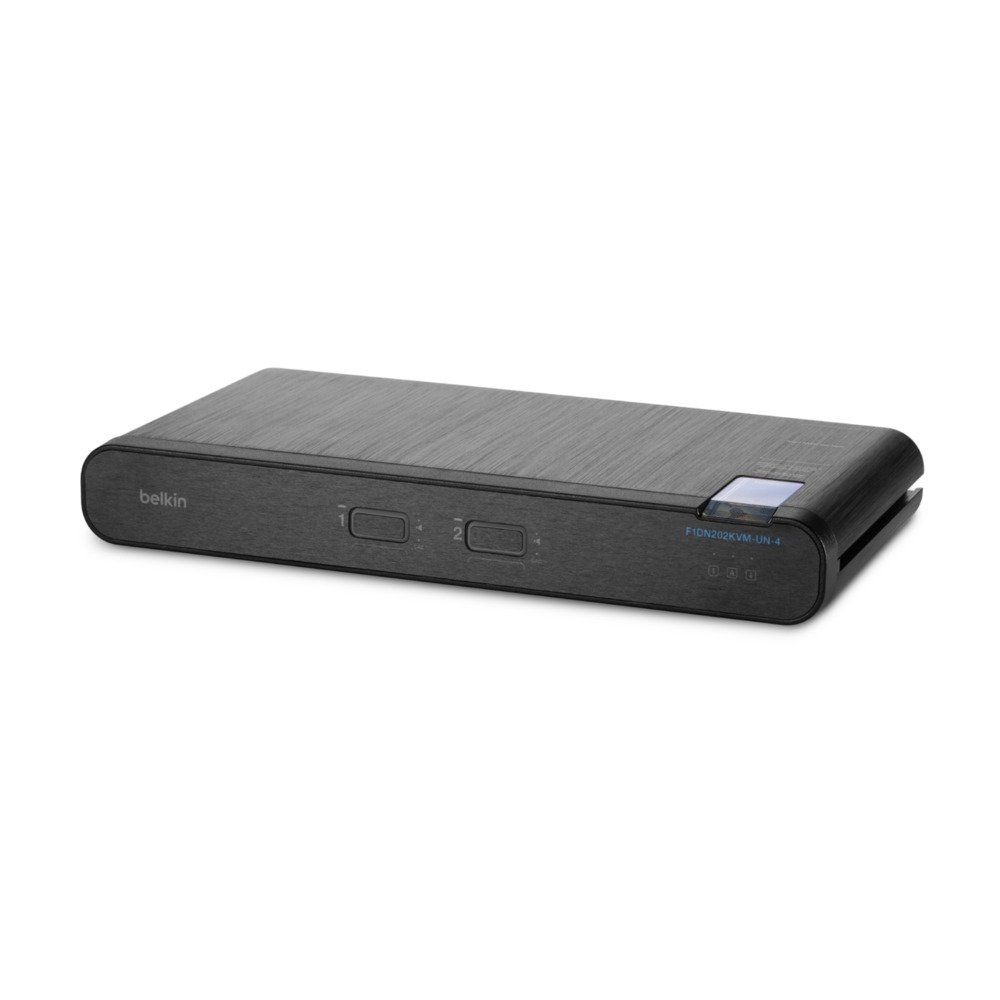 Belkin Universal 2nd Gen Secure KVM switch Rack mounting Black - Image 1