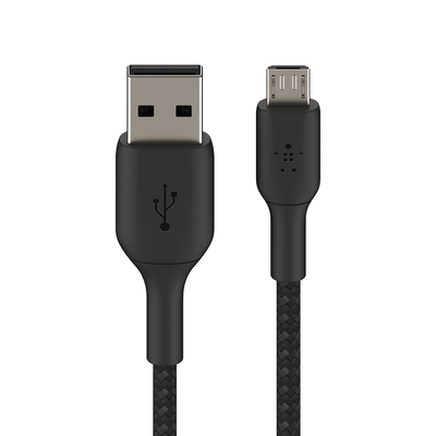 Belkin CAB007bt1MBK USB cable 1 m USB A Micro-USB A Black - Thumbnail 2